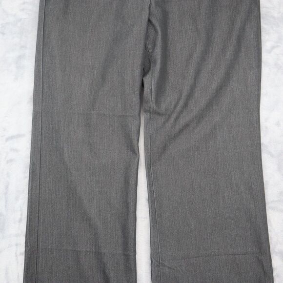 Larry Levine Pants Womens 6P Black Petite Stretch Straight Leg Slash Pockets - Picture 10 of 14